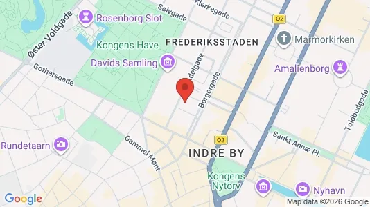 Kontorlokaler til leje i København K - kort over placeringen