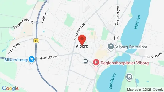 Kontorlokaler til leje i Viborg - Foto fra Google Street View