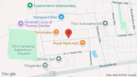 Erhvervslokaler til leje i Rødovre - kort over placeringen