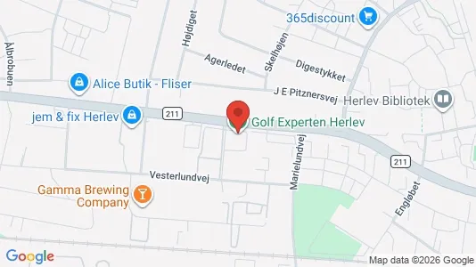 Erhvervslokaler til leje i Herlev - kort over placeringen