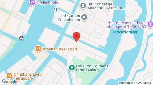 Erhvervslokaler til leje i København K - kort over placeringen