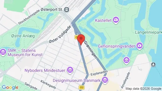Erhvervslokaler til leje i København K - Foto fra Google Street View