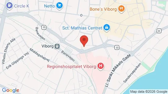Erhvervslokaler til leje i Viborg - Foto fra Google Street View