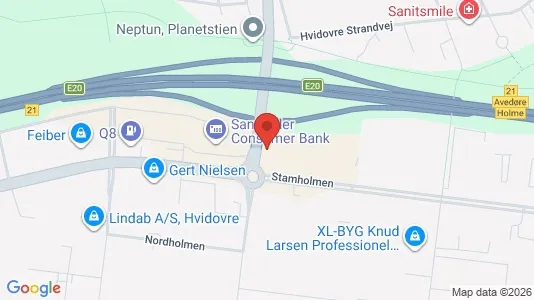 Erhvervslokaler til leje i Hvidovre - Foto fra Google Street View