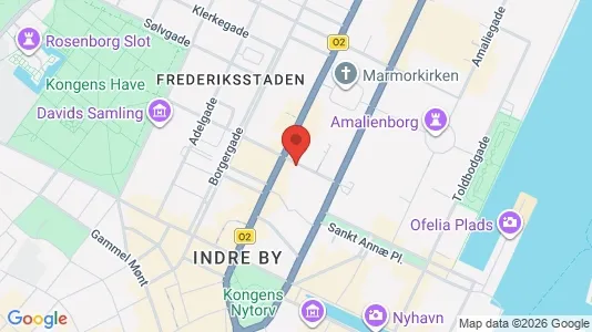 Erhvervslokaler til leje i København K - kort over placeringen