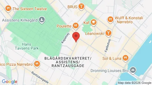 Erhvervslokaler til leje i Nørrebro - Foto fra Google Street View