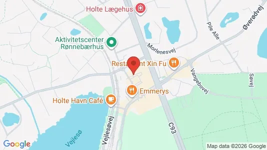 Erhvervslokaler til leje i Holte - Foto fra Google Street View
