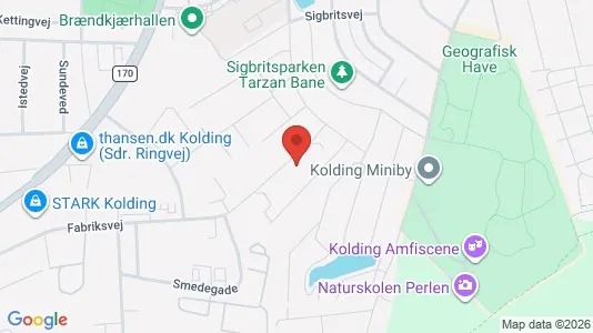 Erhvervslokaler til leje i Kolding - Foto fra Google Street View