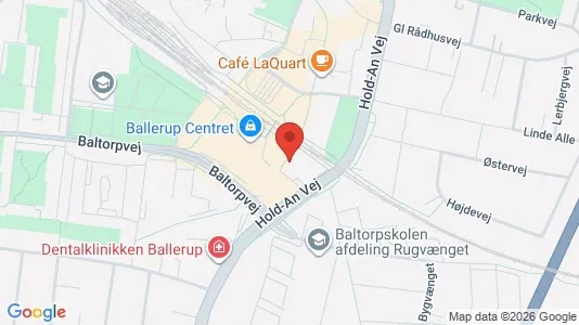 Erhvervslokaler til leje i Ballerup - kort over placeringen