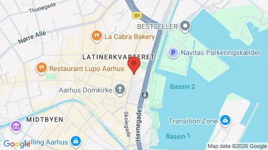 Erhvervslokaler til leje i Århus C - Foto fra Google Street View