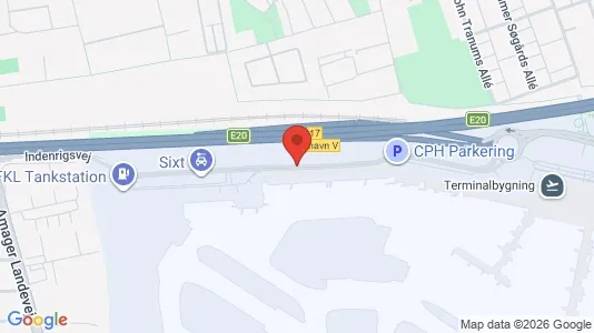 Erhvervslokaler til leje i Kastrup - kort over placeringen