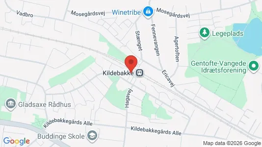 Erhvervslokaler til leje i Søborg - kort over placeringen