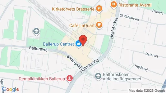 Erhvervslokaler til leje i Ballerup - kort over placeringen
