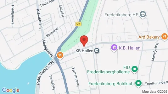 Erhvervslokaler til leje i Valby - kort over placeringen