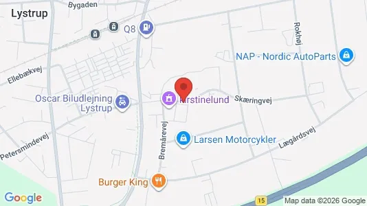 Erhvervslokaler til leje i Lystrup - Foto fra Google Street View