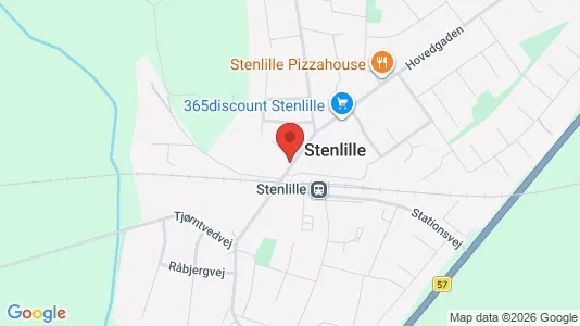 Lagerlokaler til leje i Stenlille - kort over placeringen