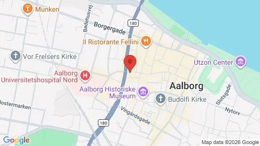 Erhvervslokaler til leje i Aalborg Centrum - Foto fra Google Street View