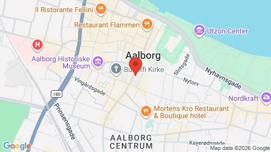 Erhvervslokaler til leje i Aalborg Centrum - Foto fra Google Street View