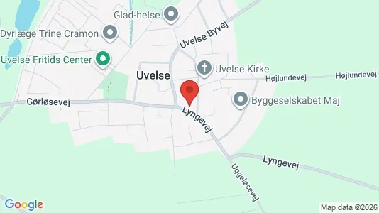 Kontorlokaler til leje i Slangerup - kort over placeringen