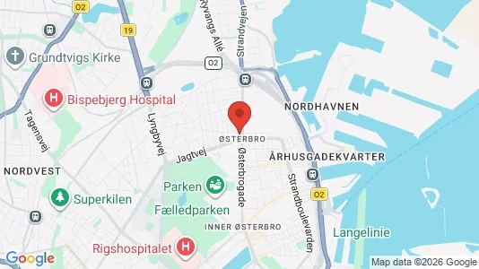 Erhvervslokaler til leje i Østerbro - Foto fra Google Street View