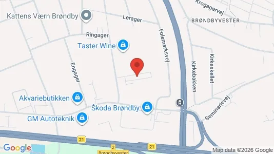 Kontorhoteller til leje i Brøndby - Foto fra Google Street View