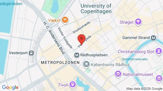 Kontorlokaler til leje i København K - kort over placeringen