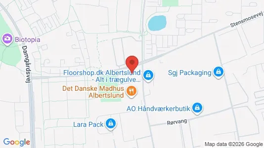 Lagerlokaler til leje i Albertslund - Foto fra Google Street View