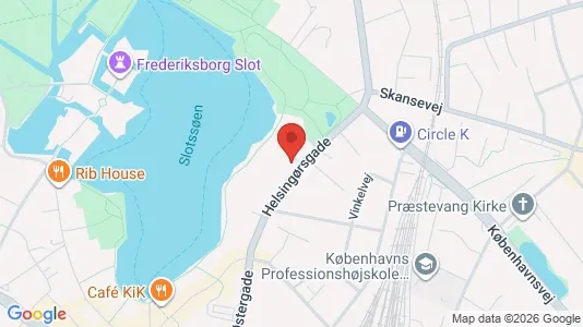 Kontorlokaler til leje i Hillerød - kort over placeringen