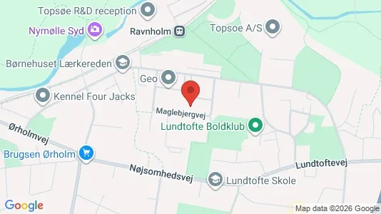 Kontorlokaler til leje i Kongens Lyngby - kort over placeringen