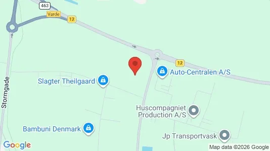 Kontorlokaler til leje i Esbjerg N - kort over placeringen