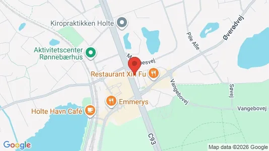 Kontorlokaler til leje i Holte - kort over placeringen