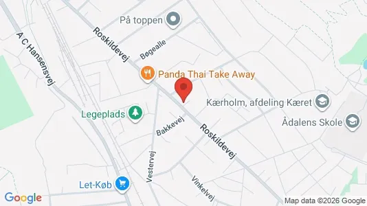 Erhvervslokaler til leje i Frederikssund - kort over placeringen
