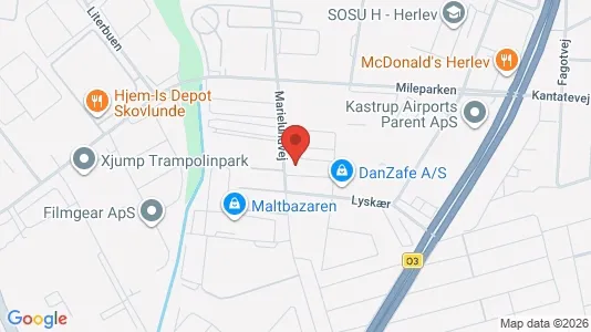 Kontorlokaler til leje i Herlev - Foto fra Google Street View