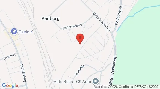 Lagerlokaler til leje i Padborg - Foto fra Google Street View