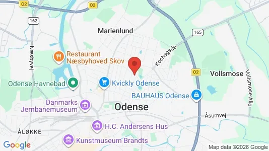 Butikslokaler til leje i Odense C - Foto fra Google Street View
