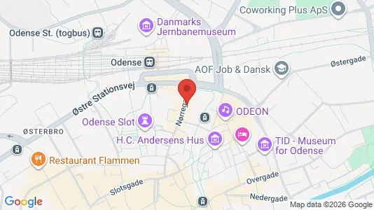Kontorlokaler til leje i Odense C - Foto fra Google Street View