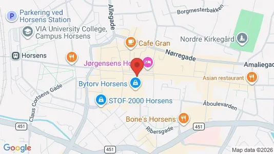 Kontorlokaler til leje i Horsens - Foto fra Google Street View