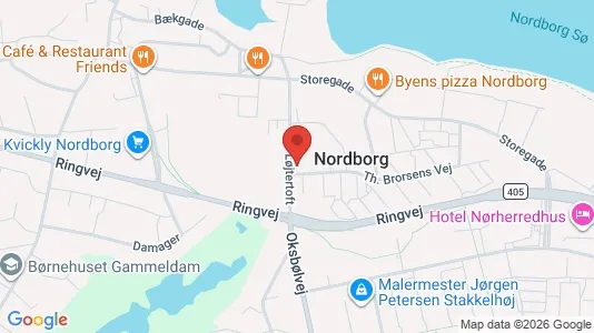 Erhvervslokaler til leje i Nordborg - Foto fra Google Street View