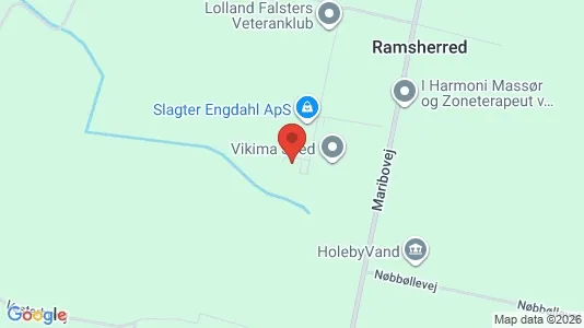 Kontorlokaler til leje i Holeby - kort over placeringen