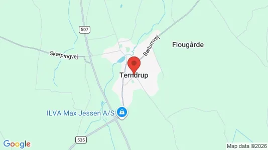 Erhvervslokaler til leje i Terndrup - Foto fra Google Street View
