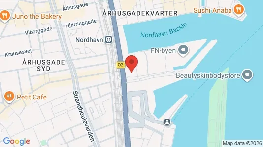 Kontorlokaler til leje i Østerbro - kort over placeringen