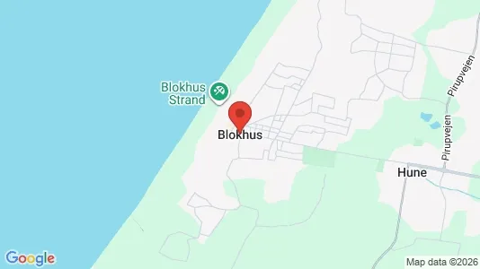 Restaurantlokaler til leje i Blokhus - kort over placeringen