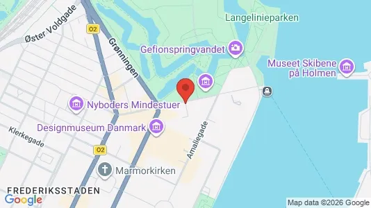 Kontorlokaler til leje i København K - kort over placeringen
