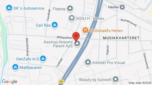 Kontorlokaler til leje i Herlev - Foto fra Google Street View