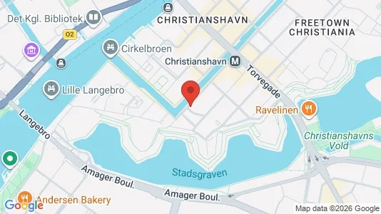 Erhvervslokaler til leje i København K - kort over placeringen