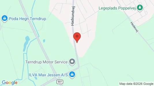 Erhvervslokaler til leje i Terndrup - Foto fra Google Street View