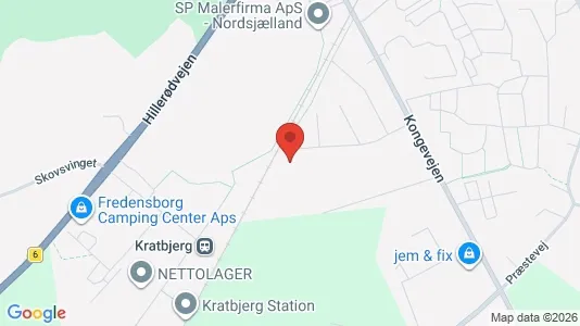 Kontorlokaler til leje i Fredensborg - kort over placeringen