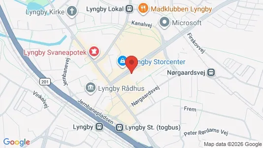 Erhvervslokaler til leje i Kongens Lyngby - Foto fra Google Street View
