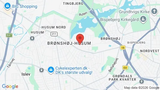 Restaurantlokaler til leje i Brønshøj - Foto fra Google Street View