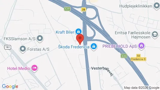 Lagerlokaler til leje i Fredericia - Foto fra Google Street View
